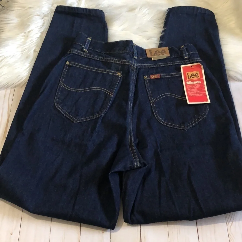Vintage Lee hi- waisted jeans size 12 made in USA - Picture 4 of 11